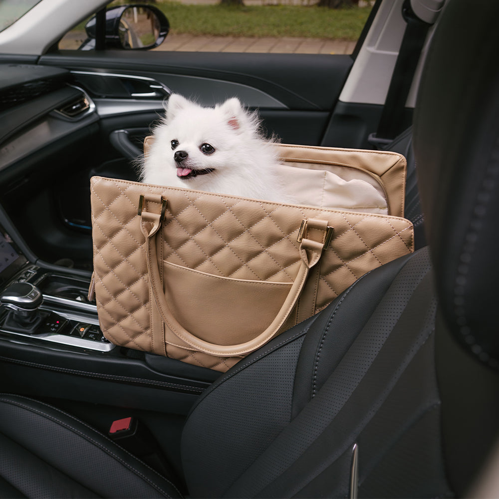 Grand sac de transport élégant et multifonctionnel pour animaux de compagnie, voyage partagé homme-chien - Queue errante