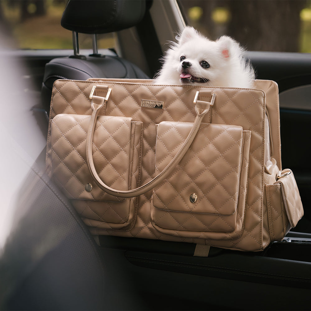 Grand sac de transport élégant et multifonctionnel pour animaux de compagnie, voyage partagé homme-chien - Queue errante