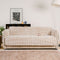 Fluffy suave muebles suaves de la cubierta del sofá de los muebles