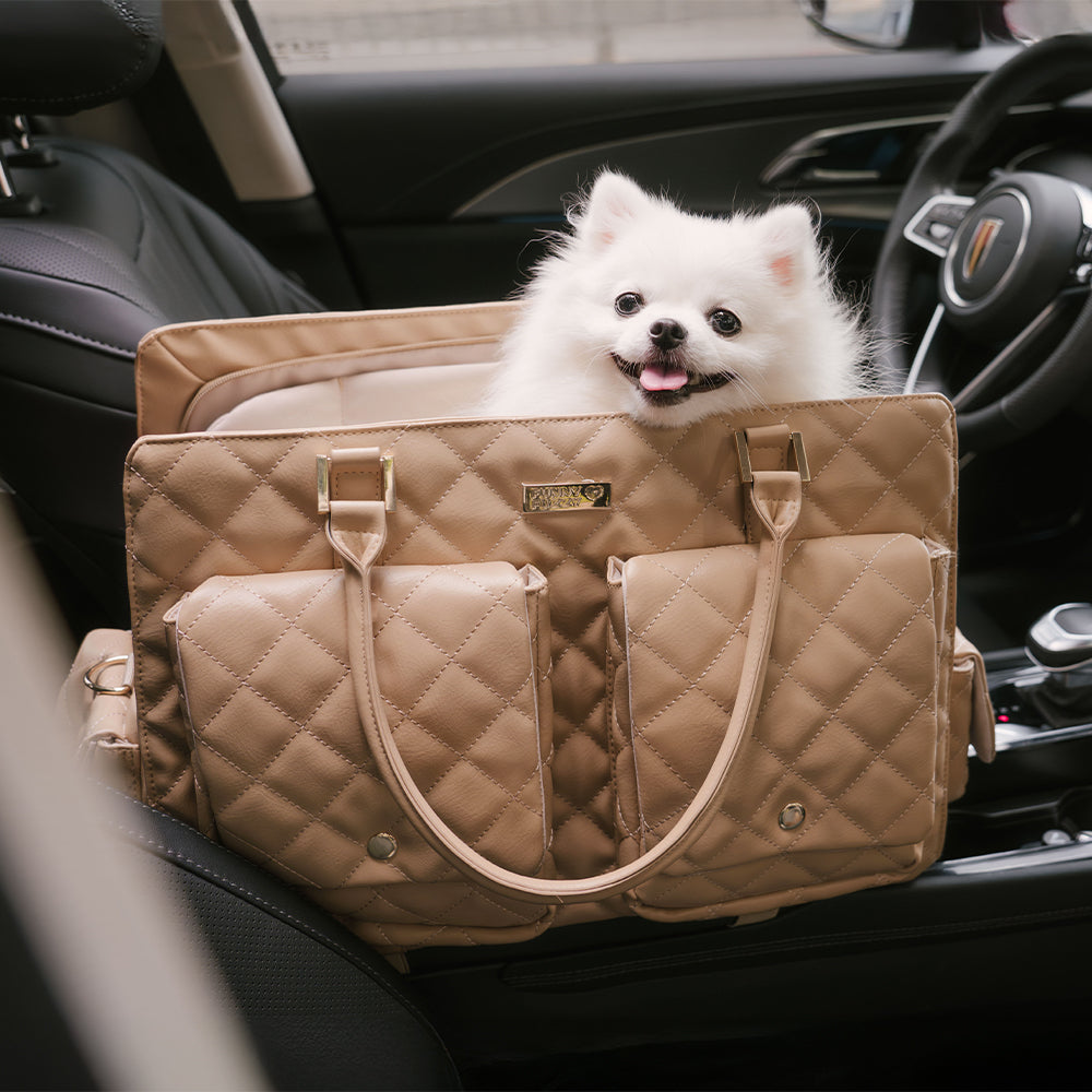 Grand sac de transport élégant et multifonctionnel pour animaux de compagnie, voyage partagé homme-chien - Queue errante