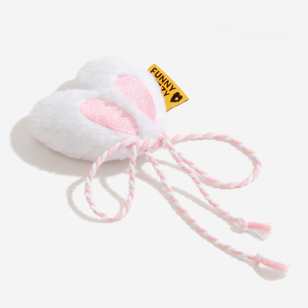 Easter Plush Squeaky Heart Pet Toy - Funny Bunnies