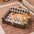 Diamond-Quilted Sherpa Orthopedic Dog & Cat Sofa Bed - Cocoa Pine