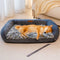 Gran lavable y esponjoso acogedor bolster sofá sofá cama vaquero