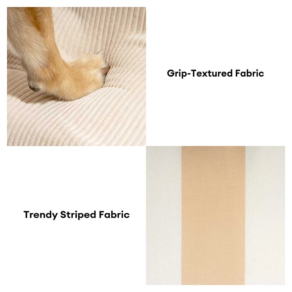 Trendy Striped Removable Sponge Anti-Slip Pet Stair - SafeStep