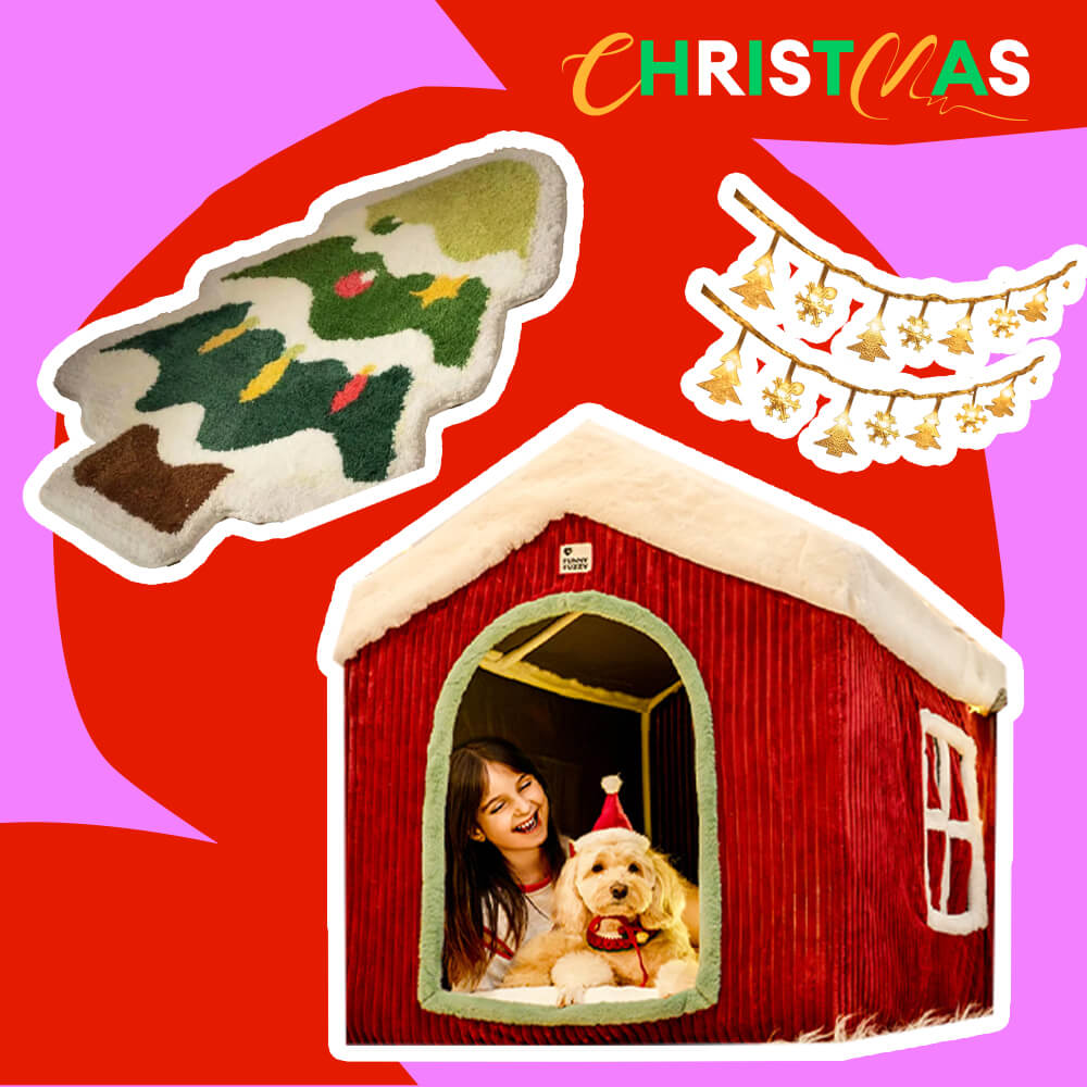 Weihnachtsschneehaus - Geschenkpaket 3tlg