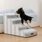 Trendy Striped Removable Sponge Anti-Slip Pet Stair - SafeStep