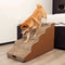 Escaleras de mascotas extraíbles de esponja de alta densidad de cuero de cuero - Luxestep