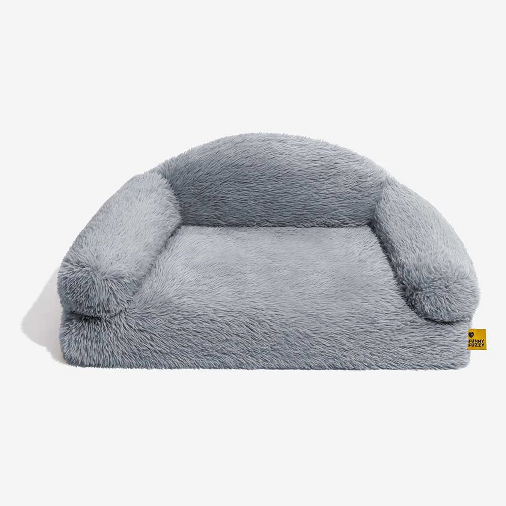 Cama de sofá de perro ortopédico de esponja y esponja de lujoso - Fluffyhaven Fluffyhaven