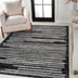 Textura de línea de estilo moderno moderno alfombra doméstica de cachemira