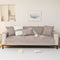 Tweed moderno de la temporada Tweed Woven Chenille Anti-Slip Couch Coach