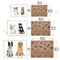 Pata & Alfombrilla absorbente antideslizante con diseño de hueso para perros y gatos