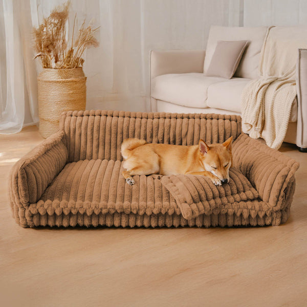 Large Washable Fluffy Orthopedic Soft Dog Pillow Dog Sofa Bed-Snoozy Dreams