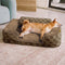 Checkered Fluffy Warm Washable Orthopedic Dog Bolster Bed – CloudNooki