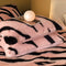 Zebra-Bettlaken-Set aus verdicktem, flauschigem Fell