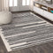Textura de línea de estilo moderno moderno alfombra doméstica de cachemira
