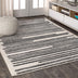 Textura de línea de estilo moderno moderno alfombra doméstica de cachemira