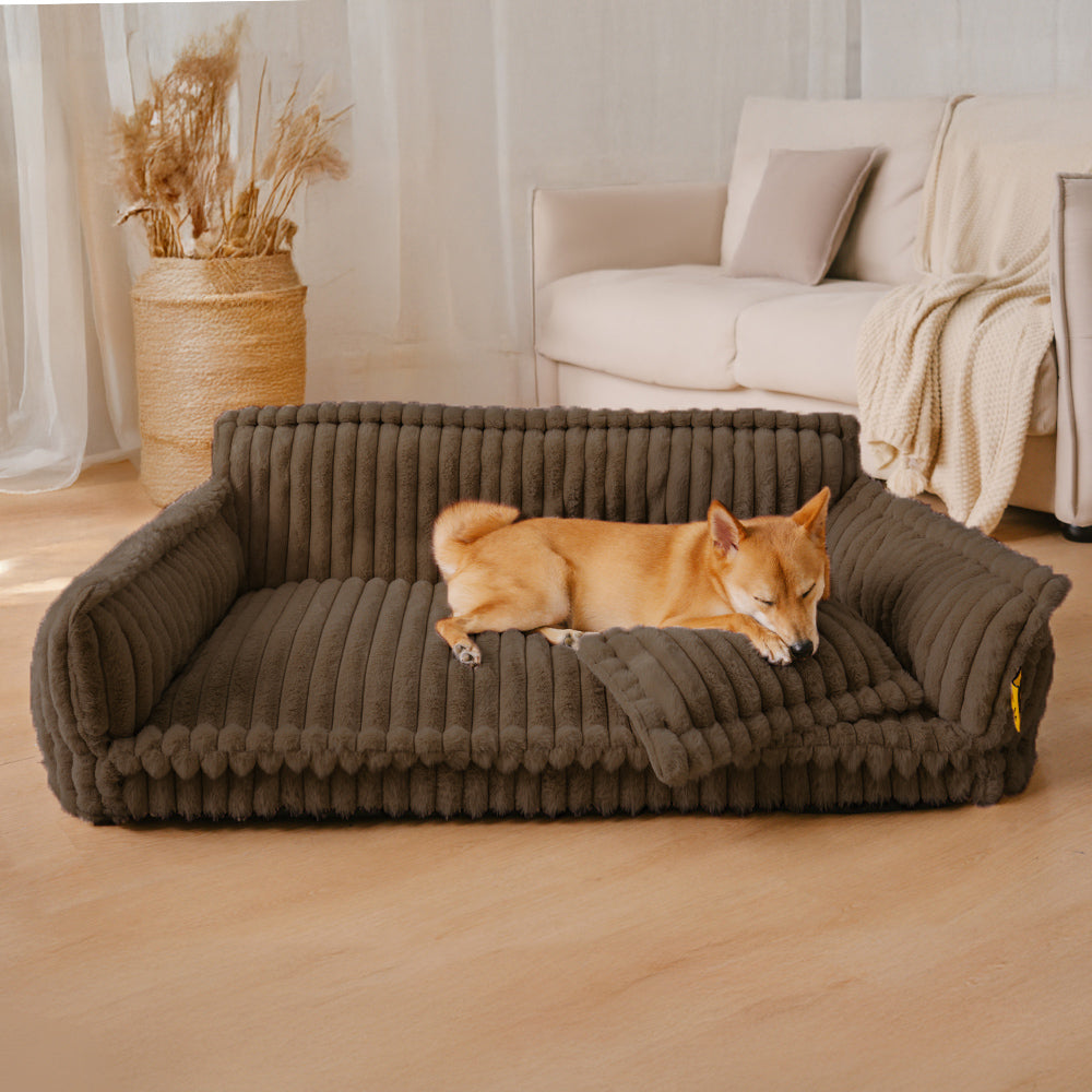 Grand oreiller orthopédique doux et lavable pour chien, canapé-lit, Snoozy Dream