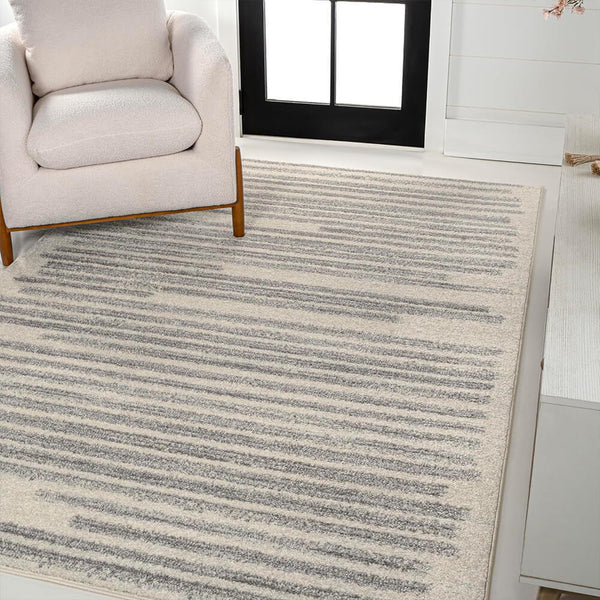 Textura de línea de estilo moderno moderno alfombra doméstica de cachemira