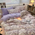 Luxurious Faux Rabbit Fur Milk Velvet Declar