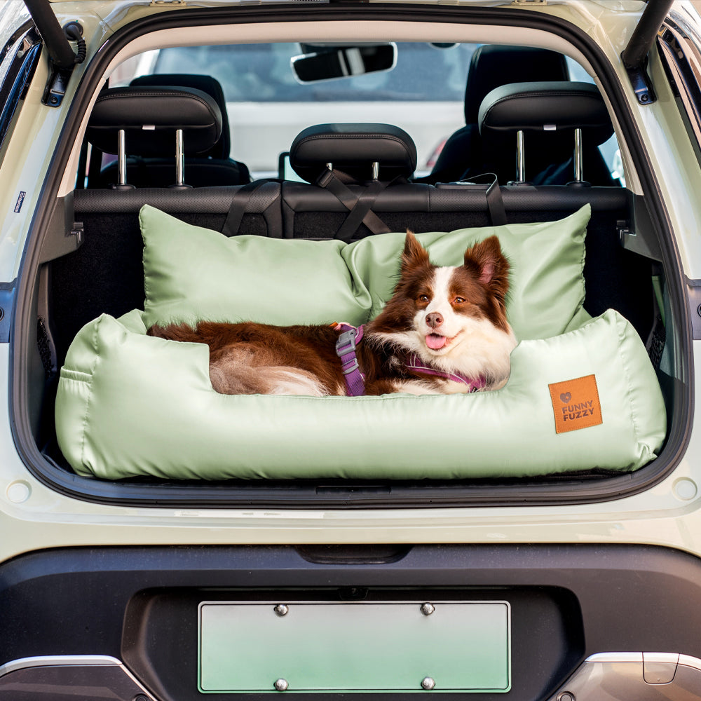 Cama para asiento trasero de coche para perros mediano y grande impermeable de seguridad con refuerzo de viaje