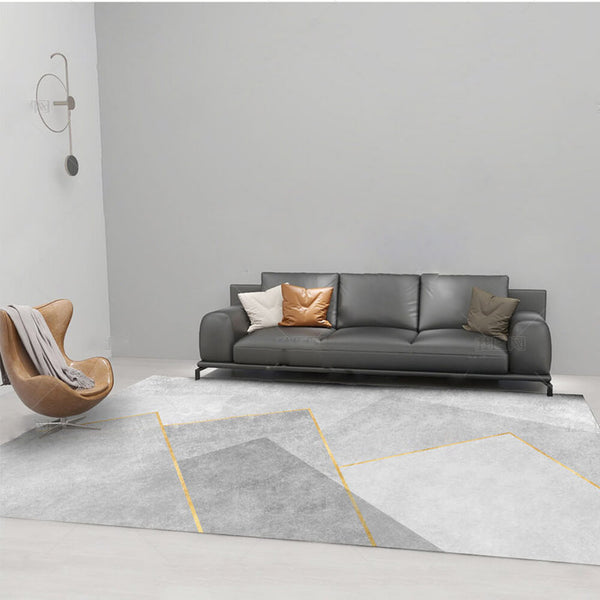 Alfombra de sala de estar de estilo wabi-sabi