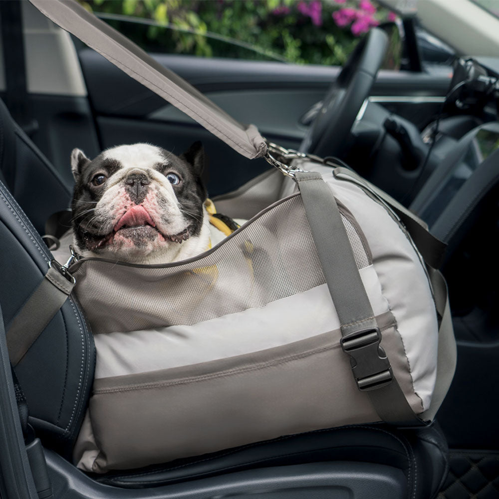 Dog Car Seat Sunshade - Pup Rover Waterproof Breathable Sun Safety Protection Dog Booster Car Seat