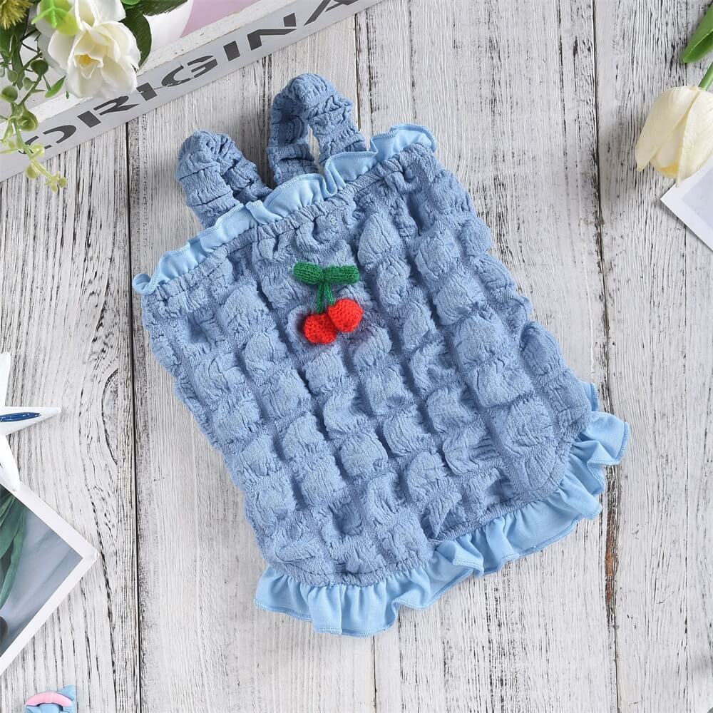 Cute and Breathable Pet Clothes Spring Summer New Arrival: Macron Bubble Jacquard Harness