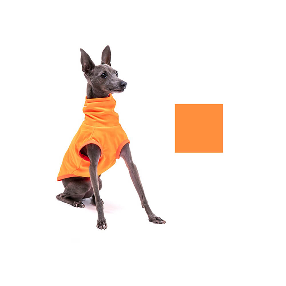 High-Visibility Lightweight Dog Turtleneck - Bright and Breathable for Outdoor Adventures