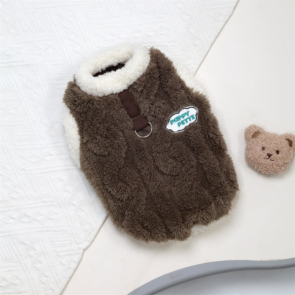 Soft and Plush Dog Vest – Ideal for Cool Weather