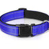 Collar de perro de nylon de seguridad reflectante ajustable