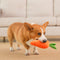 Juguete interactivo para perros de juguete de peluche de zanahoria