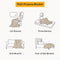 Cartoon Paw Print Chenille Anti-Scratch Throw Couch Cover