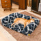 Cama clásica de sofá para perros a cuadros a cuadros - Comodidad acogedora