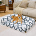Cama clásica de sofá para perros a cuadros a cuadros - Comodidad acogedora