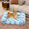 Cama clásica de sofá para perros a cuadros a cuadros - Comodidad acogedora