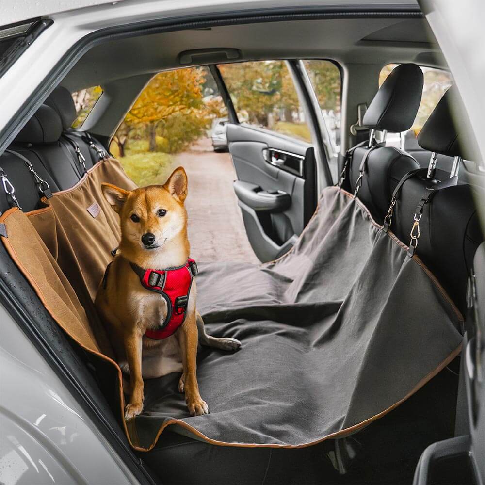 Clásico Retro - Funda impermeable para asiento trasero de coche y camping de doble uso