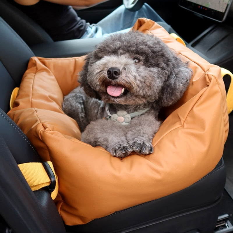 Siège d'auto imperméable pour chien de sécurité pour grands voyages en tissu technologique