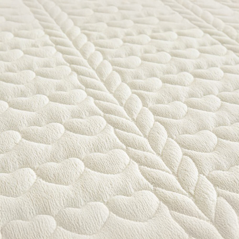 Creamy Milk Velvet Quilted Bed Sheet Set