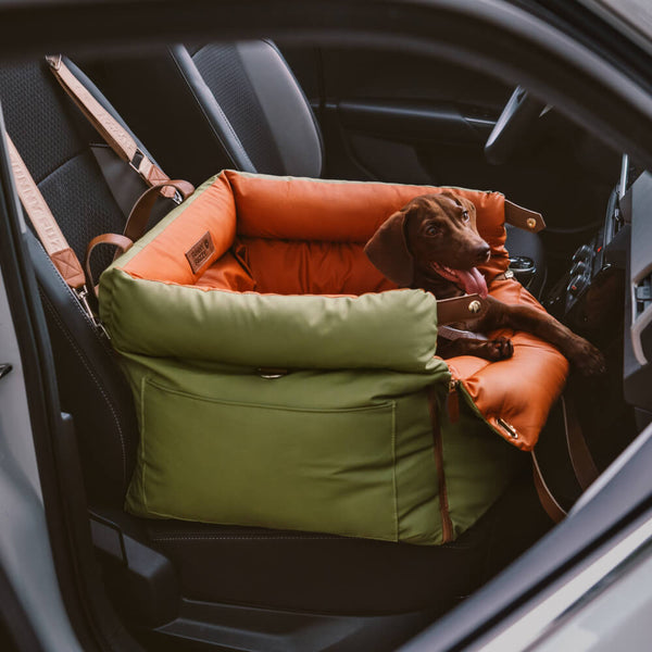 Letto del sedile per auto con cani in fico deluxe in vetro - Urban Voyager
