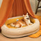 Flauschiges orthopädisches Hundebett Donut