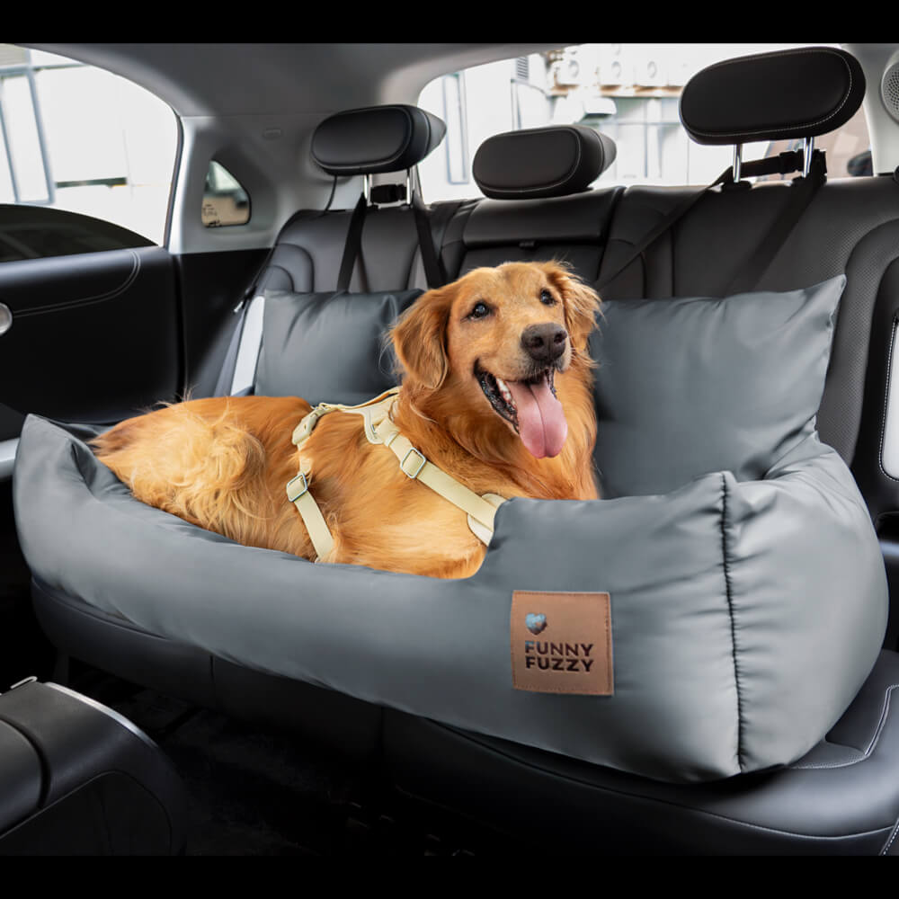 Traversin de voyage imperméable de sécurité pour chien de taille moyenne et grande taille, lit de siège arrière de voiture