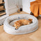 Flauschiges orthopädisches Hundebett Donut