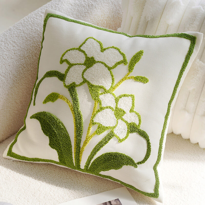 Elegant Lily Garden Home Decor Sofa Pillow