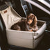 Cama elevada de asiento de asiento para perros de cuero para perros de cuero para perros - Voyager urbano