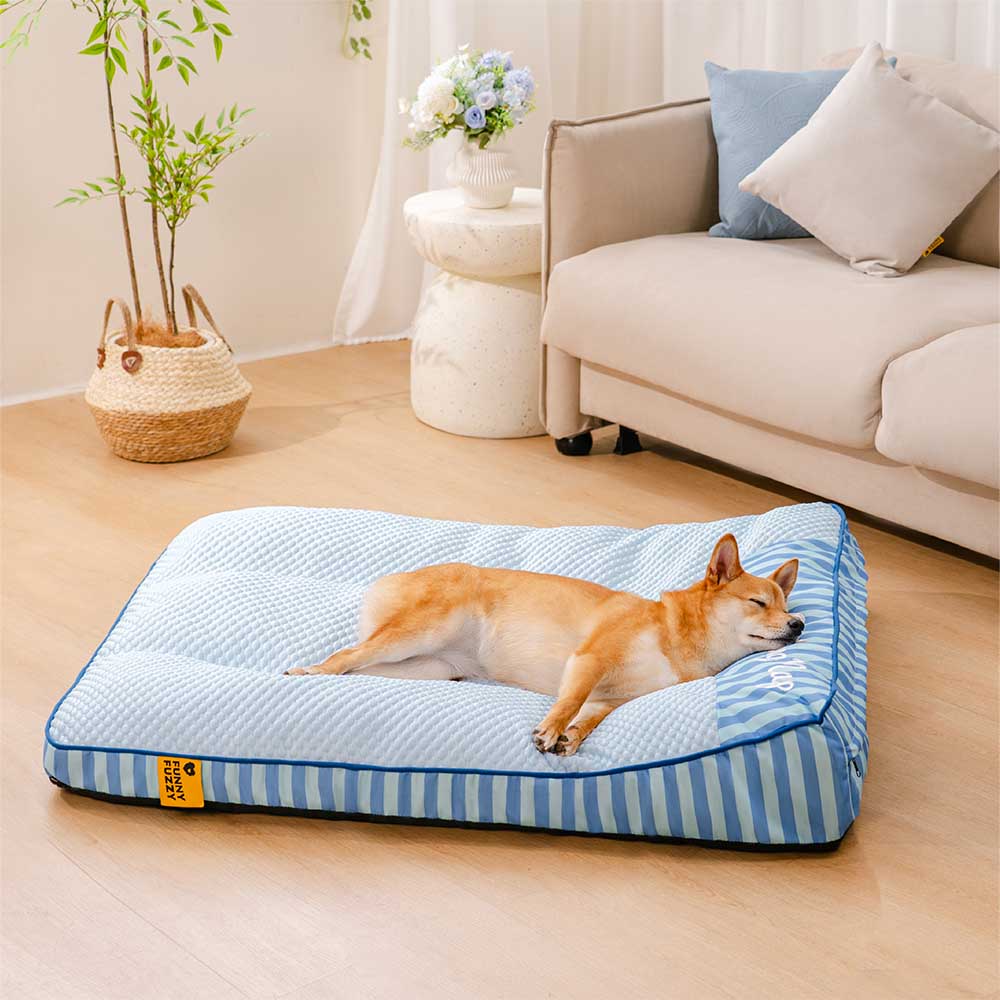 Extra Large Cooling Washable Rectangle Orthopedic Dog Bed - Cooling Nap