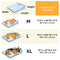 Cama de perros ortopédico de rectángulo lavable de enfriamiento extra grande - siesta de enfriamiento