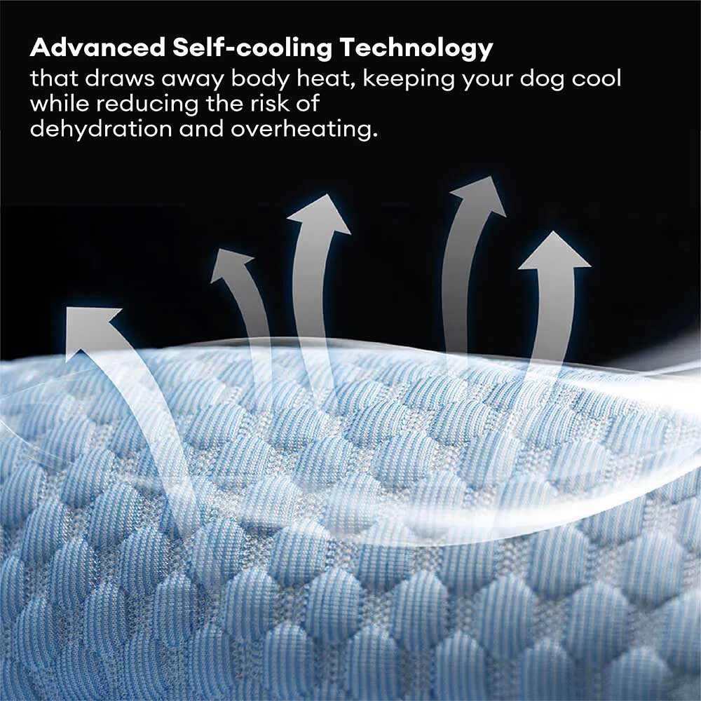 Extra Large Cooling Washable Rectangle Orthopedic Dog Bed - Cooling Nap