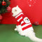 Christmas espesos calientes de perros tortuga calientes calcetines a juego para mascota y propietario