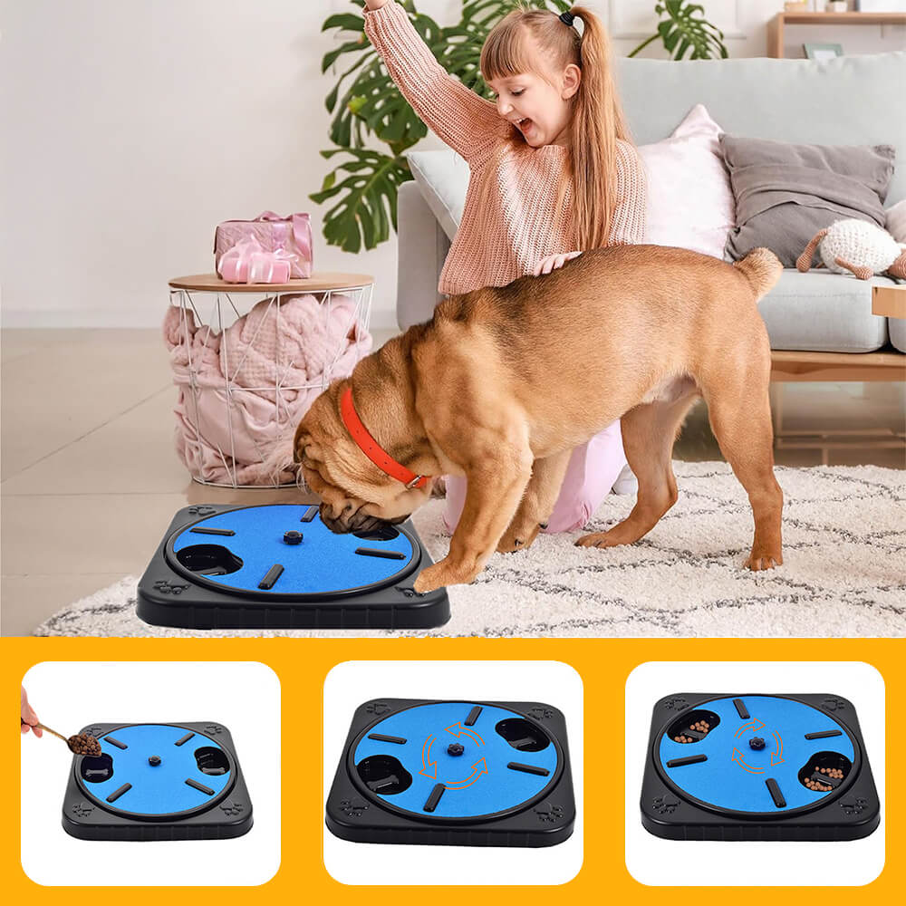 2-in-1 Treat Puzzle and Nail File Toy Dog Interactive Toy