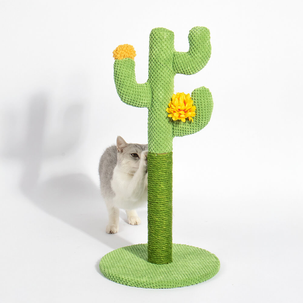 Cactus Design Sisal Durable Cat Scratching Post